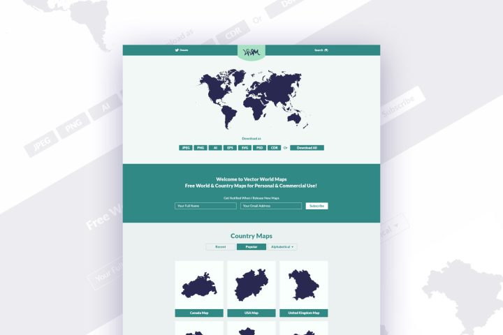 Grid Based Landing Page Template 2 Grid Based Landing Page Template