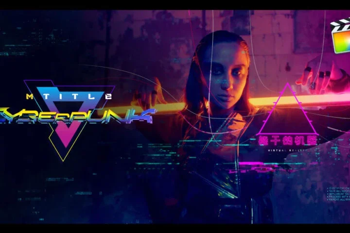 MotionVFX mTitle Cyberpunk