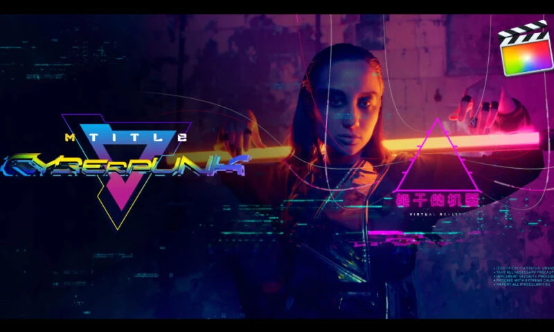 MotionVFX mTitle Cyberpunk